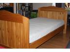 toddlers Low wooden bedstead & Mattress